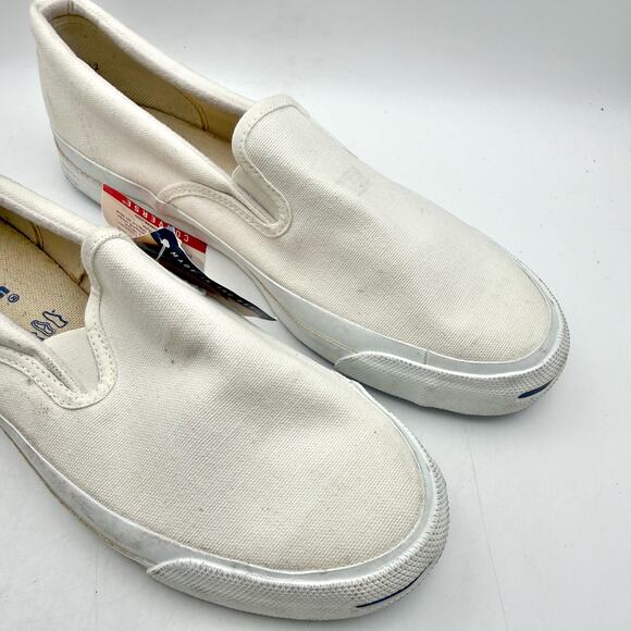 Converse x Jack Purcell Mens Court Sneakers US 12 White Beige Canvas NWT main image 10